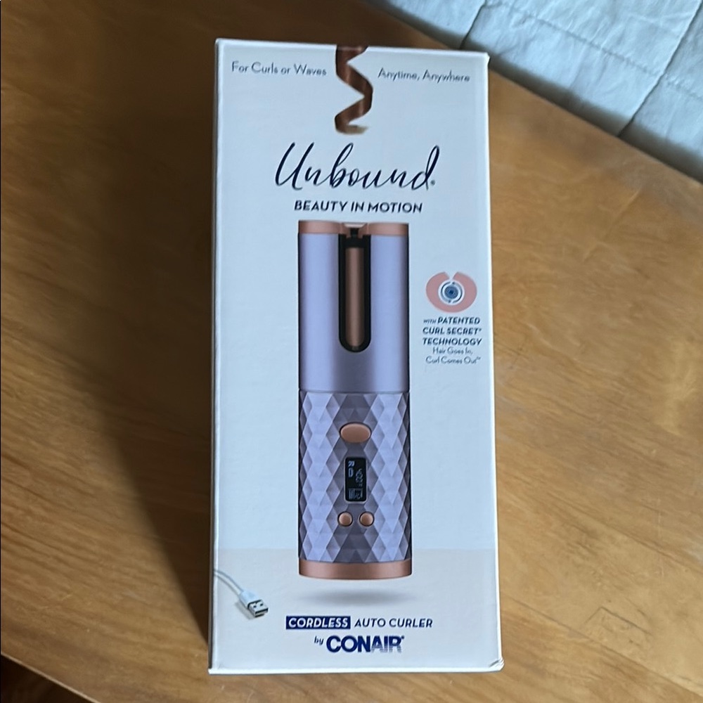 Unbound Cordless Auto Curler - Rose Gold